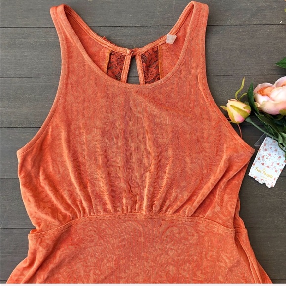 NWT Free People Lady Jane Dress Sleeveless Clay M - Picture 3 of 6